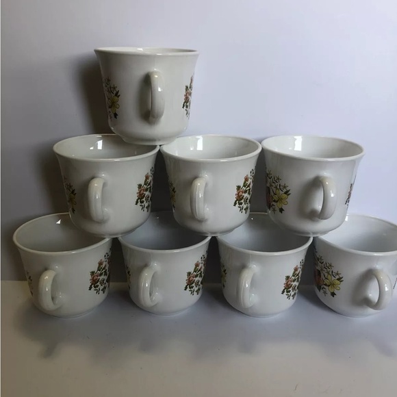 VTG Corning Ware Corelle INDIAN SUMMER Cup and Saucers,  8 saucers 8 Cups - Picture 15 of 16